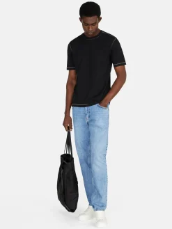 Men Sisley T-Shirts<100% Cotton T-Shirt