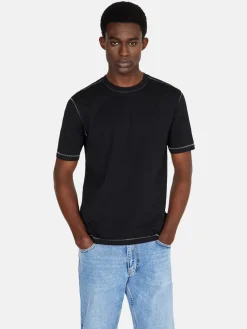 Men Sisley T-Shirts<100% Cotton T-Shirt