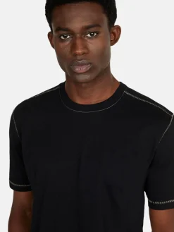 Men Sisley T-Shirts<100% Cotton T-Shirt