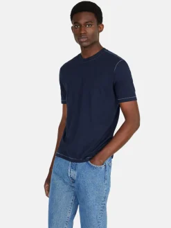 Men Sisley T-Shirts<100% Cotton T-Shirt