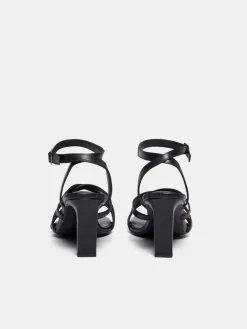 Women Sisley Shoes<100% Leather Sandals With Heels