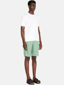 Men Sisley Trousers<100% Linen Bermudas