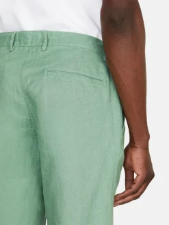 Men Sisley Trousers<100% Linen Bermudas