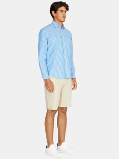 Men Sisley Trousers<100% Linen Bermudas