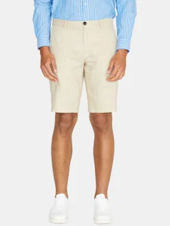 Men Sisley Trousers<100% Linen Bermudas