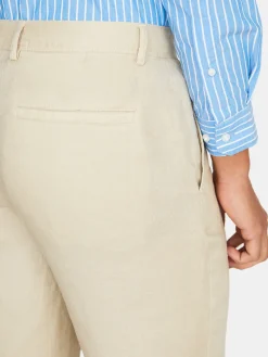 Men Sisley Trousers<100% Linen Bermudas