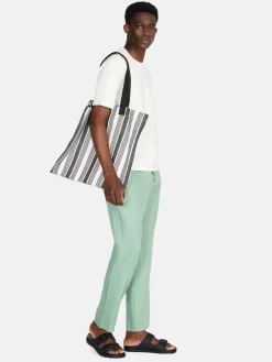 Men Sisley Trousers<100% Linen Joggers
