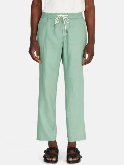 Men Sisley Trousers<100% Linen Joggers