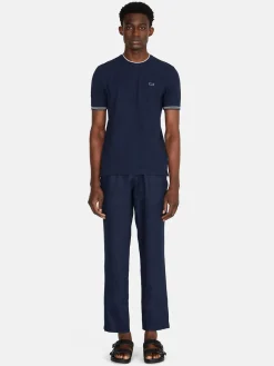 Men Sisley Trousers<100% Linen Joggers