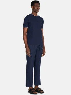 Men Sisley Trousers<100% Linen Joggers