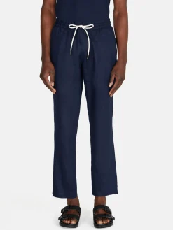 Men Sisley Trousers<100% Linen Joggers