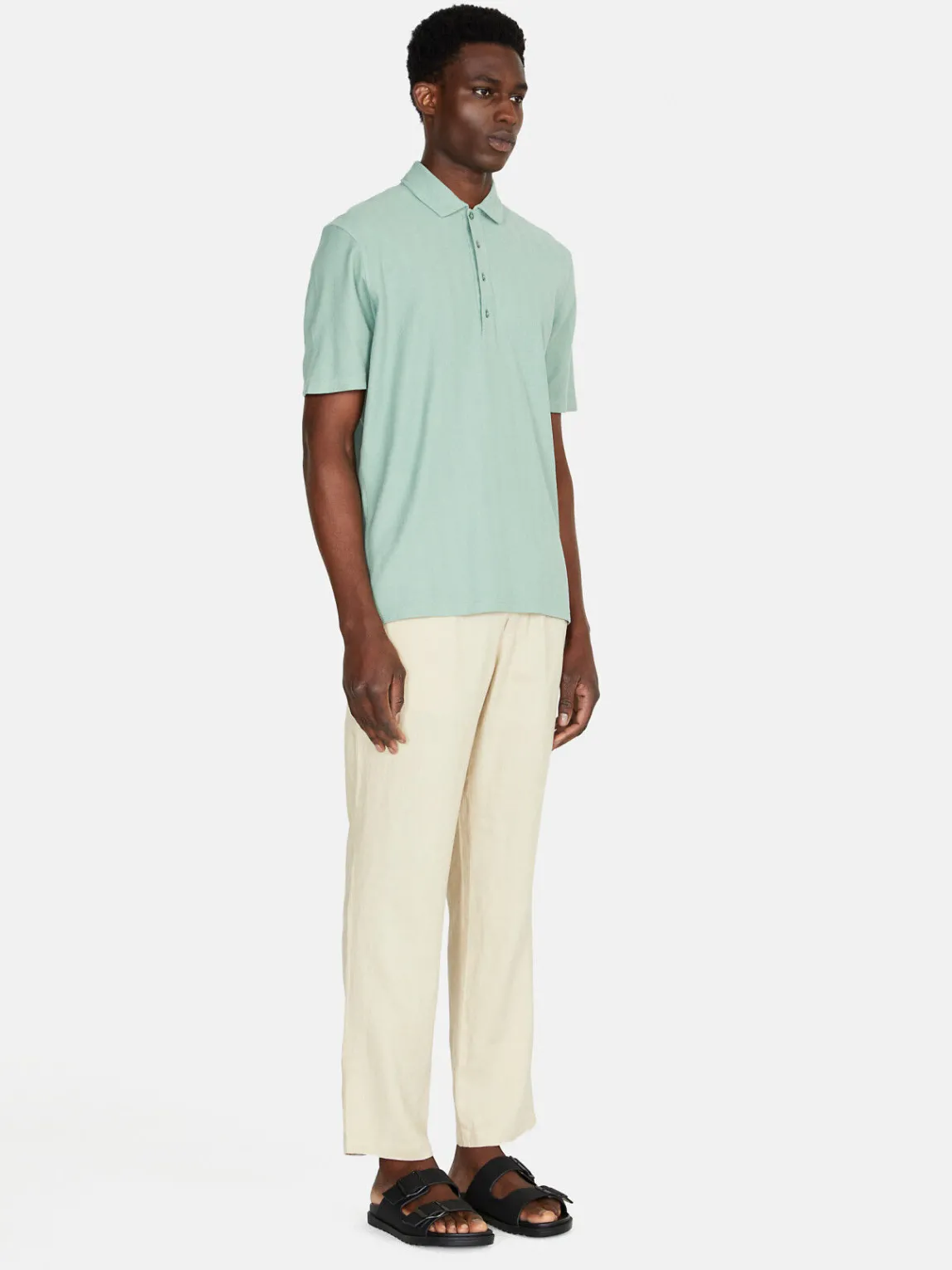Men Sisley Trousers<100% Linen Joggers