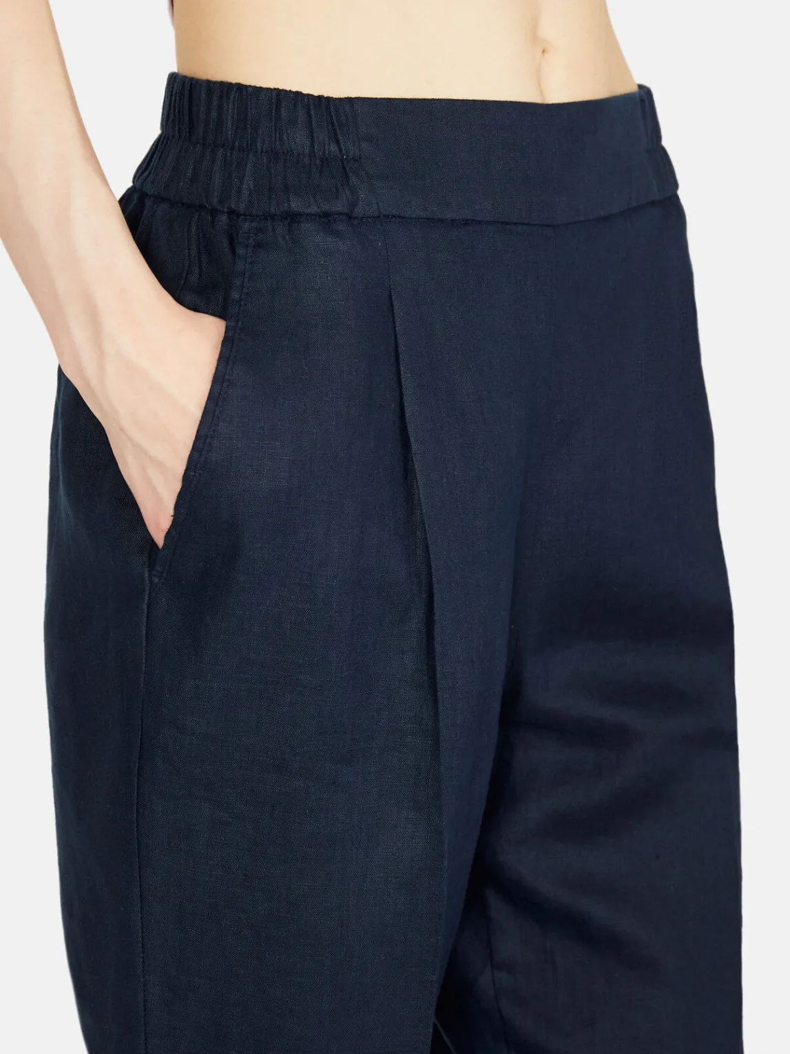 Women Sisley Trousers<100% Linen Joggers