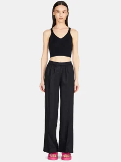 Women Sisley Trousers<100% Linen Palazzo Trousers
