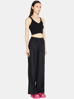 Women Sisley Trousers<100% Linen Palazzo Trousers