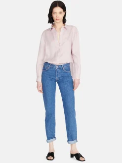 Women Sisley Shirts & Blouses<100% Linen Shirt