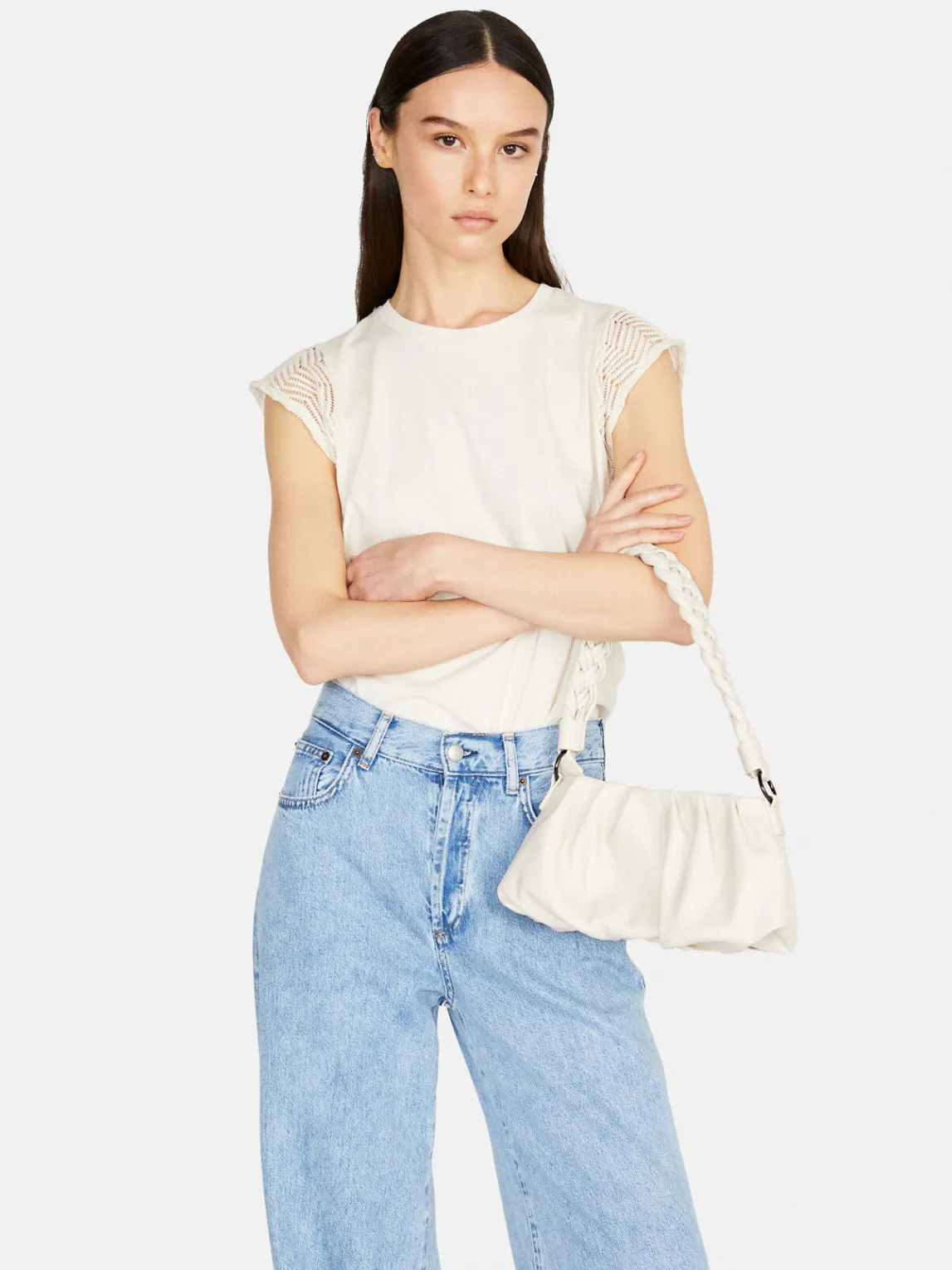 Women Sisley Bags<Baguette Bag With Braided Handle