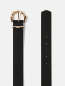 Women Sisley Accessories<Belt With Textured Buckle