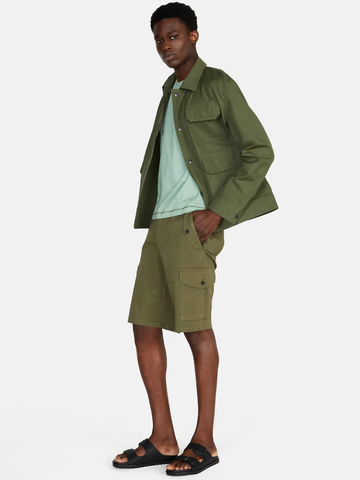 Men Sisley Trousers<Bermudas With Pockets