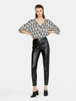 Women Sisley Shirts & Blouses<Blouse In Printed Satin