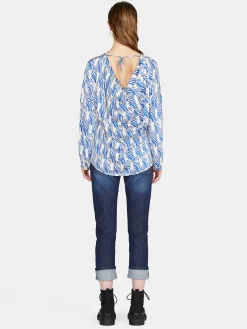 Women Sisley Shirts & Blouses<Blouse In Printed Satin