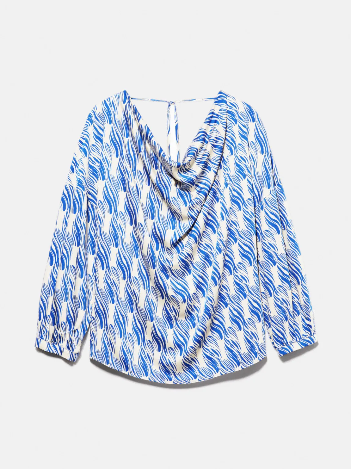 Women Sisley Shirts & Blouses<Blouse In Printed Satin