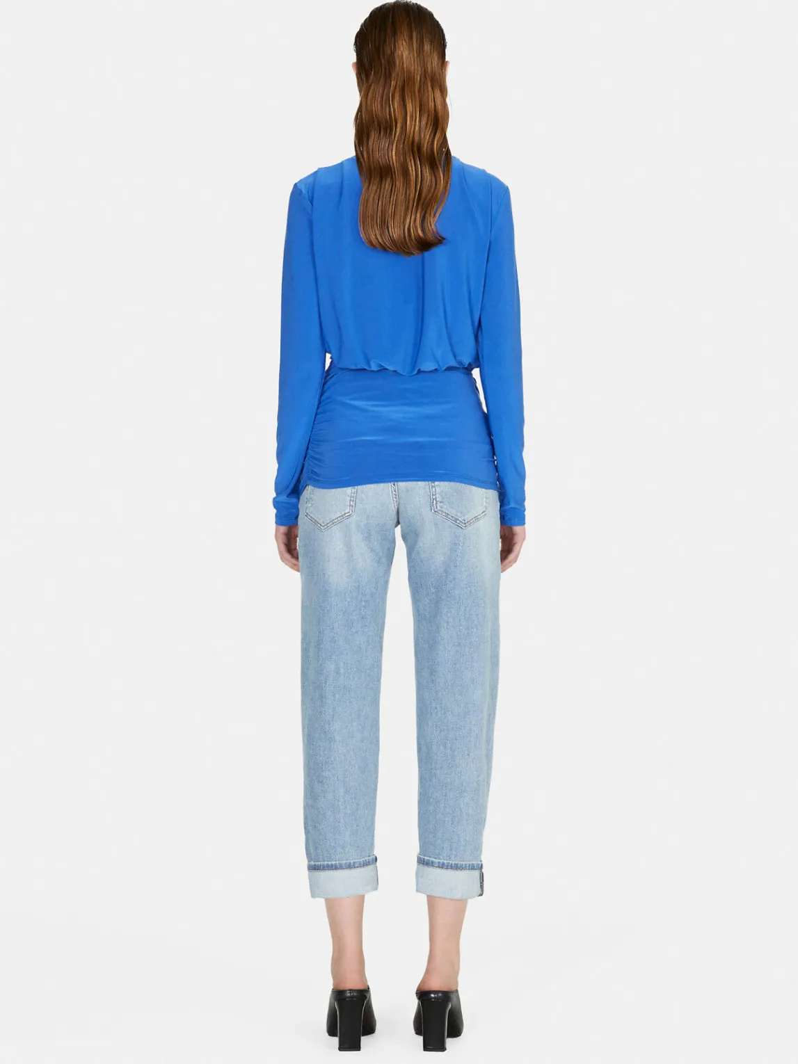 Women Sisley Shirts & Blouses<Blouse With Draping