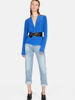 Women Sisley Shirts & Blouses<Blouse With Draping