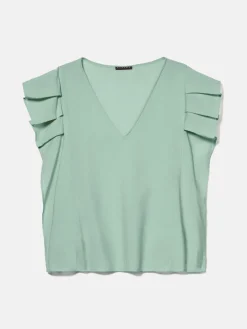 Women Sisley Shirts & Blouses<Blouse With Flaps