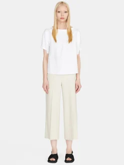 Women Sisley Tops & T-Shirts<Boxy Fit T-Shirt With Gathering