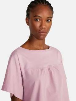 Women Sisley Tops & T-Shirts<Boxy Fit T-Shirt With Gathering
