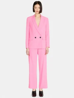 Women Sisley Jackets & Coats<Boy Fit Jacket With Contrasting Detail