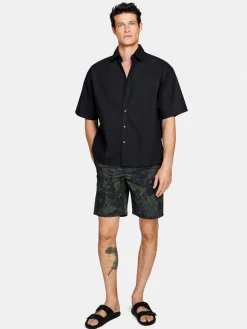 Men Sisley Trousers<Camouflage Bermudas
