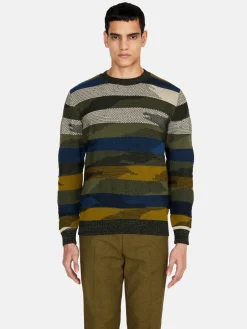 Men Sisley Jumpers & Knitwear<Camouflage Sweater