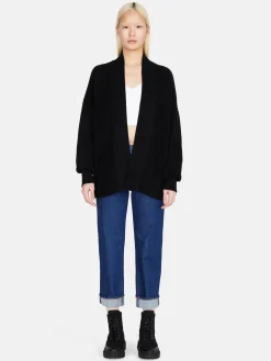 Women Sisley Jumpers & Knitwear<Cardigan With Puff Sleeves