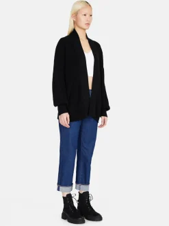 Women Sisley Jumpers & Knitwear<Cardigan With Puff Sleeves