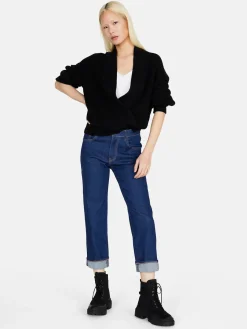 Women Sisley Jumpers & Knitwear<Cardigan With Puff Sleeves