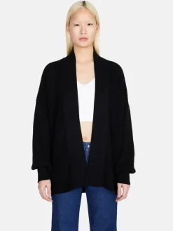 Women Sisley Jumpers & Knitwear<Cardigan With Puff Sleeves
