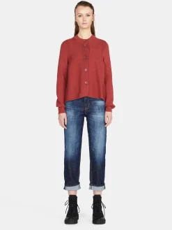 Women Sisley Jumpers & Knitwear<Cardigan With Ruffled Straps