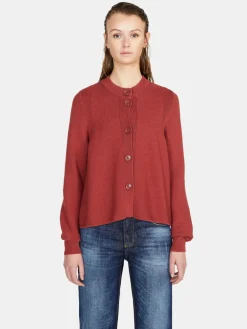 Women Sisley Jumpers & Knitwear<Cardigan With Ruffled Straps