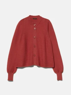 Women Sisley Jumpers & Knitwear<Cardigan With Ruffled Straps