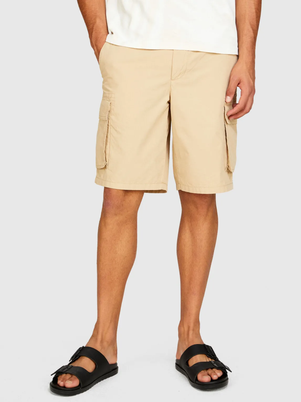 Men Sisley Trousers<Cargo Bermudas