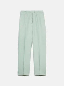 Women Sisley Trousers<Cigarette Trousers In Linen Blend