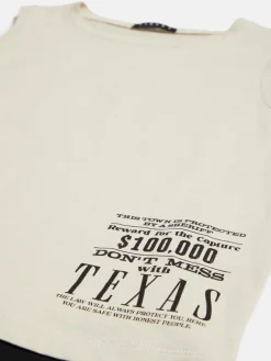 Boys Sisley Shirts & T-Shirts<Clashing Tank Top With Print