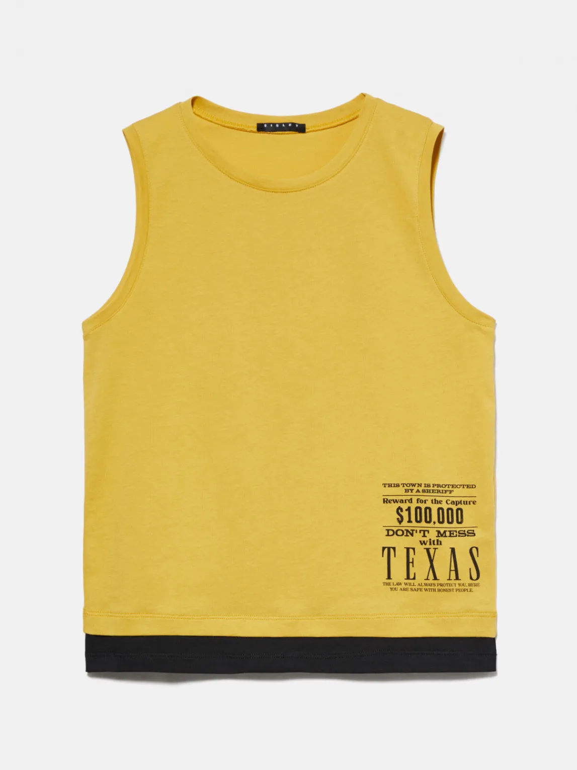 Boys Sisley Shirts & T-Shirts<Clashing Tank Top With Print