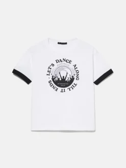 Boys Sisley Shirts & T-Shirts<Clashing T-Shirt With Print