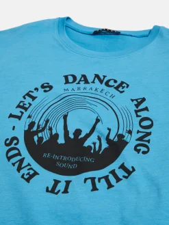 Boys Sisley Shirts & T-Shirts<Clashing T-Shirt With Print