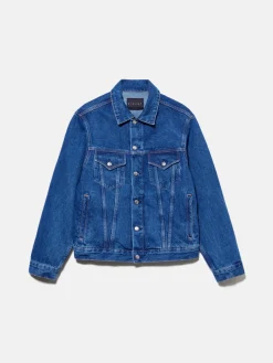 Men Sisley Jackets & Coats<Comfort Fit Denim Jacket