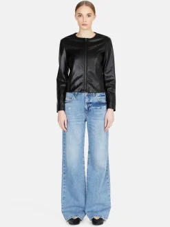 Women Sisley Jackets & Coats<Crew Neck Jacket