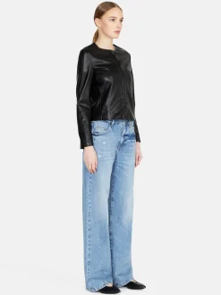 Women Sisley Jackets & Coats<Crew Neck Jacket